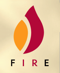 Logo experimentu FIRE. Kredit: MIT.