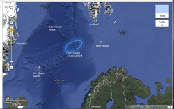 Lokiho hrad v Severním ledovém oceánu. Kredit: TerraMetrics / NASA.