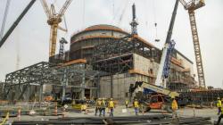 Stav projektu Vogtle 3 v červnu 2019 (zdroj Georgia Power).