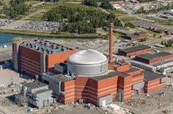 Jaderný blok Olkiluoto 3 s reaktorem EPR by měl být uvedeno do provozu v roce 2018 (zdroj TVO).