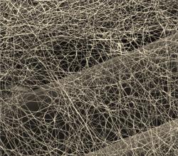 Struktura nanovlákenné vrstvy, zvětšeno 5 000 x. Kredit: J. Kůs.