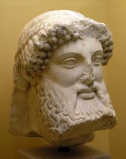 Hlava Herma z athénské Staré agory, 5. století před n. l., v Muzeu Staré Agory. Kredit:  Marsyas, Wikipedia.