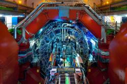 LHC, detektor ALICE. Kredit: A Saba / CERN.