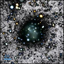 „Téměř temná galaxie“ Nube. Kredit: Montes et al. (2023).