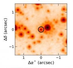 Zřejmě první černá díra objevená gravitační mikročočkou. Kredit: University of California, Berkeley.