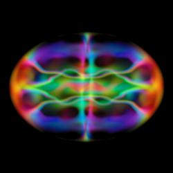 Model Boseho-Einsteinova kondenzátu. Kredit: NIST.