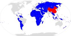 Mapa zemí, které podepsaly dokumenty o spolupráci iniciativy. Kredit: Owennson, Wikipedia,CC BY-SA 4.0