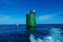Vlnová energetika postupuje.   Kredit: IDOM (Oceantec).