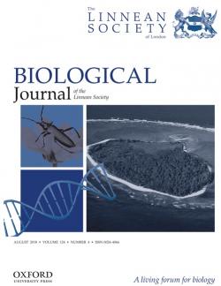 Biological Journal of Linnean Society,  Impact Factor 2,532