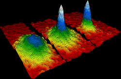 Boseho–Einsteinův kondenzát. Kredit: NIST/JILA/CU-Boulder.