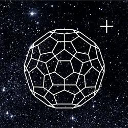 Iont buckminsterfullerenu v mezihvězdném prostoru. Kredit: Universität Basel.