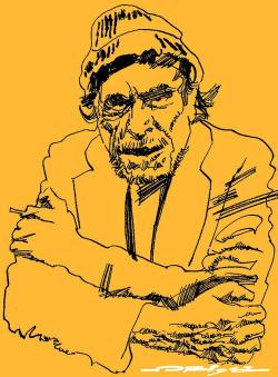 Charles Bukowski. Kredit: Origafoundation, Wikimedia Commons.