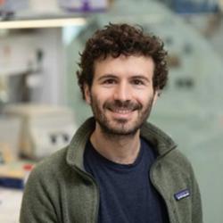 Edoardo Gianni, vedoucí kolektivu na MRC Laboratory of Molecular Biology a současně První autor studie prokazující, že Malý polymerázový ribozym dokáže syntetizovat sám sebe a svůj komplementární řetězec. Kredit: Cambridge, UK.