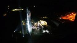 Musk představuje Starship Mk1. Kredit: SpaceX.