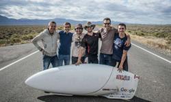 Letošní vítězné Lehokolo ETA z dílny AeroVelo, má délku 1,40 metru a jezdí 137,93 km/h. (Kredit: AeroVelo)