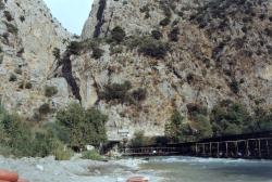 Sakli Kent. Přírodní rezervace ve vnitrozemí provincie Antalya v Turecku, tedy v Lýkii. V srpnu 1999. Kredit: Autor článku.
