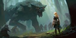 Fan Art ze světa Legend of Zelda. Kredit: Edward Denton s AI Midjourney, via Artstation.