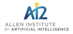 Allen Institute for Artificial Intelligence, logo.