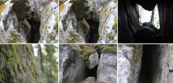 Pirunkirkko – 33 metrů dlouhá jeskyně ve finském národním parku Koli. Galerie obrázků zde. Kredit: Annie K.
