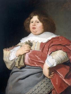 Ne vždy byla obezita považována za něco, za co bychom se měli stydět. Bartholomeus van der Helst: portrét Gerarda Andriesze Bickera (1639), syna regenta a starosty Amsterdamu Andriese Bicera. Rijksmuseum, Amsterdam. Volné dílo. 