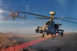 Vrtulníky s lasery přilétají. Kredit: Raytheon.