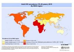 Na zemi žije okolo 37 milionů infikovaných, přičemž na subsaharskou Afriku jich připadá 24 milionů. Léčba retrovirotiky je dostupná jen polovině potřebných. (WHO)