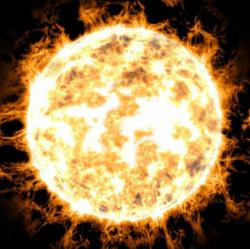 Lasery ohřejí hmotu na víc, než je ve středu Slunce. Kredit: Imperial College London.