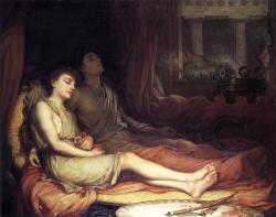 Hypnos a Thanatos v modernějším podání od Johna Williama Waterhouse.