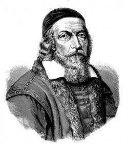 Jan Amos Komenský, Moravák žijící v Amsterdamu. Jeden z největších českých myslitelů, filosofů a spisovatelů, přezdívaný „učitel národů“.
