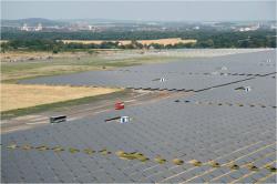 Waldpolenz Solar Park. Kredit JUWI Group, ilustrační foto.