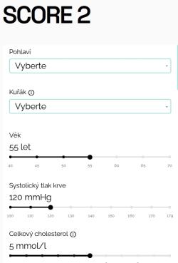 Kalkulátor pre odhad kardiovaskulárneho rizika