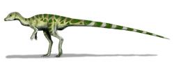 Starší rekonstrukce druhu Leaellynasaura amicagraphica zobrazující tohoto menšího ptakopánvého dinosaura bez pernatého tělesného pokryvu. Lélynasaura byl malý, nejspíše stádní býložravec, dorůstající v dospělosti délky zhruba do tří metrů a hmotnosti kolem 90 kilogramů. Podle histologického rozboru kostí se jednalo o polárního tvora aktivního po celý rok. Více informací o anatomii, fyziologii a paleoekologii tohoto dinosaura nám snad přinesou až budoucí paleontologické objevy. Kredit: Nobu Tamura; Wikipedie (CC BY 3.0)