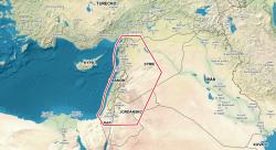 Etymologicky se termín Levanta odvozuje od latinského levo „nadlehčovat“, „zvedat“ ve smyslu území, kde vychází slunce. V užším slova smyslu se dnes pod pojmem Levanta považují středomořské oblasti na východ od Itálie, především státy Izrael, Libanon, Jordánska a Sýrie.  (Zdroj: MAPY.CZ)