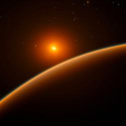 Nově objevená planeta LHS 1140 b. Kredit: ESO/Spacering.org.
LHS1140bTIT.jpg
