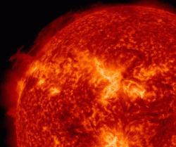 Blesk na Slunci, 19. 1. 2023. Kredit: NASA/SDO.
