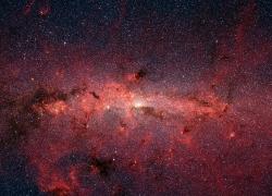 Hvězdy jsou přehlídkou chemických prvků. Kredit: NASA/JPL-Caltech/S. Stolovy (Spitzer Science Center/Caltech), Wikimedia Commons.
