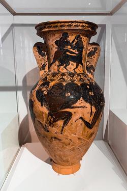 Pozdně orientalizující černo-figurová váza, vysoká 122 cm, 620-600 př. n. l. NAMA 1002. Kredit: ArchaiOptix, Wikimedia Commons. Licence CC 4.0. Pozdně orientalizující černo-figurová váza, vysoká 122 cm, 620-600 př. n. l. NAMA 1002. Kredit: ArchaiOptix, Wikimedia Commons. Licence CC 4.0.