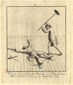 Poprava vévody z Aveira. Dobová ilustrace z roku 1759. Wikimedia Commons. Poprava vévody z Aveira. Dobová ilustrace z roku 1759. Wikimedia Commons.