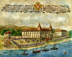 Palác vévody z Aveira před zbořením. Dobová ilustrace z roku 1759. Wikimedia Commons. Palác vévody z Aveira před zbořením. Dobová ilustrace z roku 1759. Wikimedia Commons.