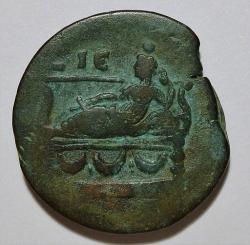 Tyché (Náhoda, Štěstěna) na minci. Kredit: Hermann Junghans, Wikimedia Commons.