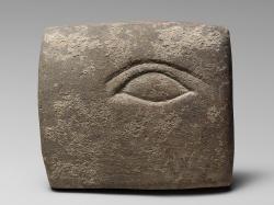 Votivní reliéf z Kypru, široký 9 cm, 4. nebo 3. století před n. l. Metropolitan Museum of Art, New York. Kredit: MET donated to Wikimedia Commons, Wikimedia Commons. Licence CC 1.0.