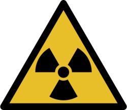 Radioaktivita je zase o něco menší hrozbou. Kredit: Cary Bass, Wikimedia Commons.