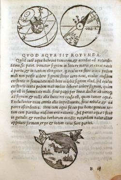 Tractatus de Sphaera: denní pohyb hvězd, diagram zatmění Měsíce a „kulatost vody“. Kredit: Leinad-Z~commonswiki, Wikimedia Commons.