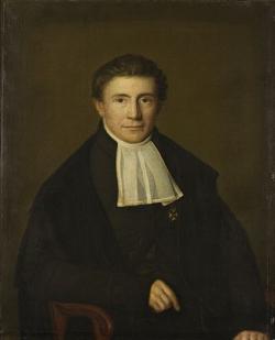 Sibrandus Stratingh (okolo roku 1850), Foto Jan van Wicheren, Kredit RUG museum, Wikipedia, volné dílo.