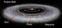 Sonda New Horizons bude jako první studovat objekty patřící do Kuiperova pásu (zdroj NASA).