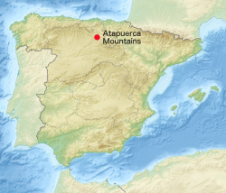 Atapuerca. Kredit: McortNGHH / Wikimedia Commons.