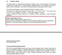 Nedostatok vitamínu B12 ako vedľajší účinok  je v informácii o preparáte Glucophage pre Slovensko označený za "veľmi zriedkavý". Podobný text je v informáciach pre Česko, ale aj napríklad Veľkú Britániu.