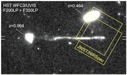 Ocas supermasivního tuláka. Kredit: van Dokkum et al. (2025), arXiv.