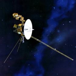 Z našich sond je zatím nejrychlejší Voyager 1. Kredit: NASA/JPL.