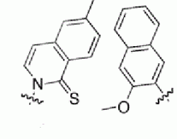 Nepřirozené syntetické nukleobáze Y (vlevo), X (vpravo). I když tyto syntetické deoxynukleosidy nejsou odvozeny z purinu a pyrimidinu, obsahují dva kondenzované aromatické cykly a ty mají schopnost se párovat.  (Kredit: Romesberg lab.)